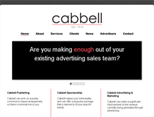 Tablet Screenshot of cabbell.co.uk